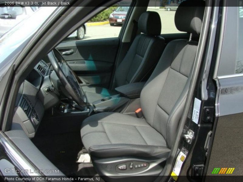 Jet Black / Black 2006 BMW X3 3.0i
