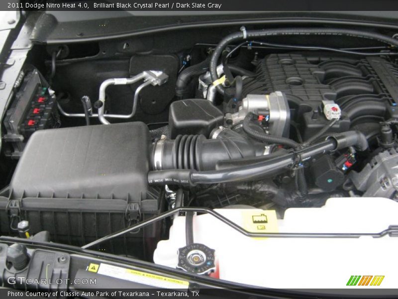 Brilliant Black Crystal Pearl / Dark Slate Gray 2011 Dodge Nitro Heat 4.0