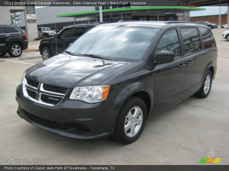 Dark Charcoal Pearl / Black/Light Graystone 2011 Dodge Grand Caravan Mainstreet