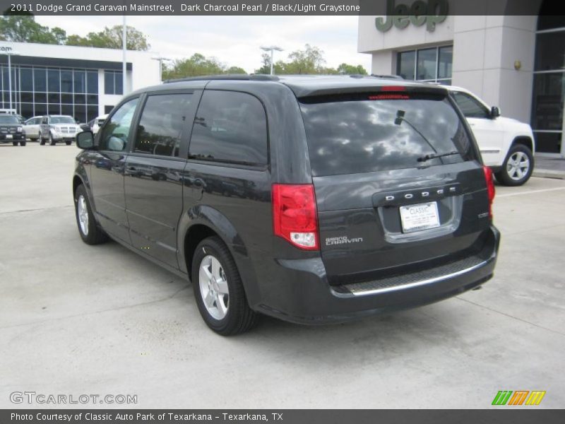 Dark Charcoal Pearl / Black/Light Graystone 2011 Dodge Grand Caravan Mainstreet