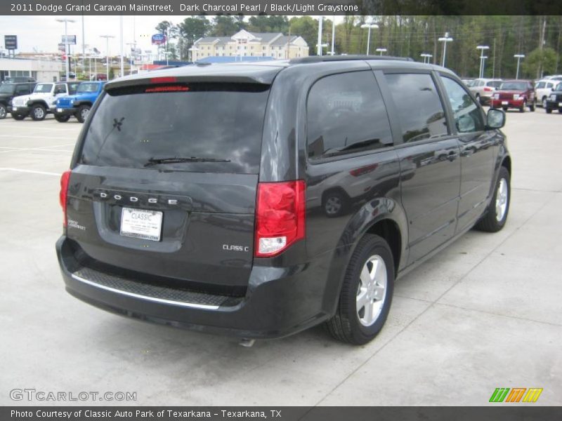 Dark Charcoal Pearl / Black/Light Graystone 2011 Dodge Grand Caravan Mainstreet