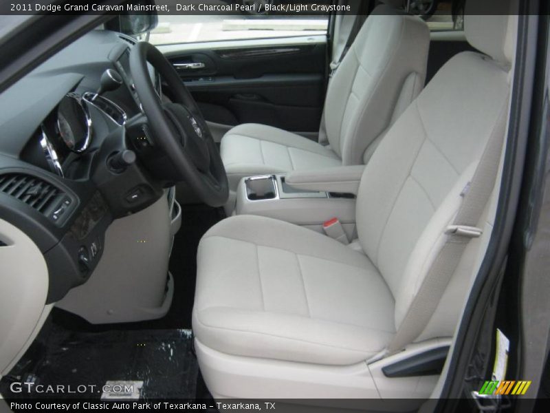 Dark Charcoal Pearl / Black/Light Graystone 2011 Dodge Grand Caravan Mainstreet