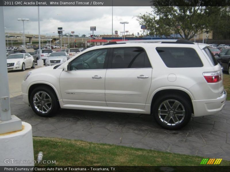 White Diamond Tintcoat / Ebony 2011 GMC Acadia Denali