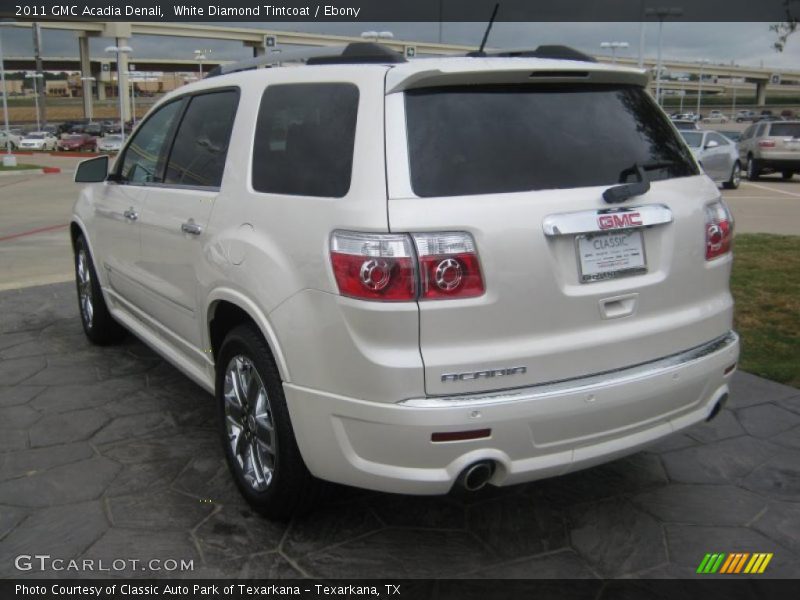 White Diamond Tintcoat / Ebony 2011 GMC Acadia Denali