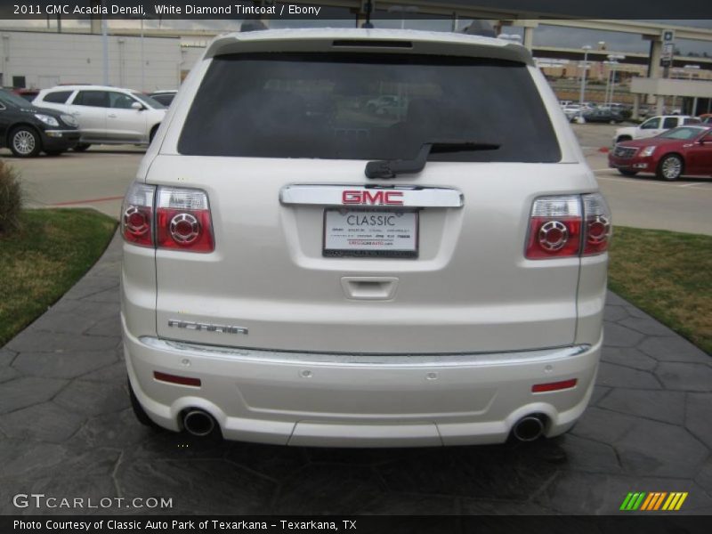White Diamond Tintcoat / Ebony 2011 GMC Acadia Denali