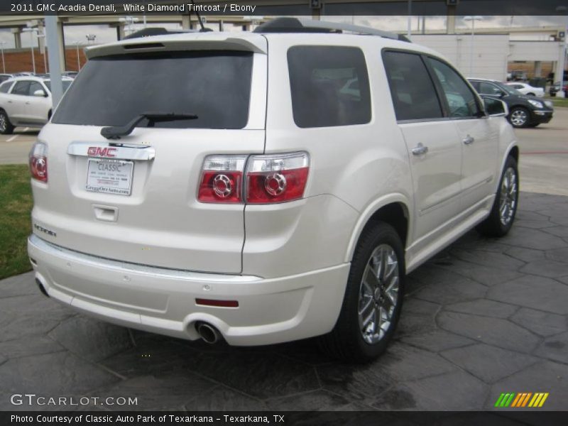 White Diamond Tintcoat / Ebony 2011 GMC Acadia Denali