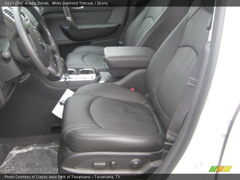  2011 Acadia Denali Ebony Interior