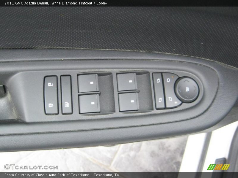 White Diamond Tintcoat / Ebony 2011 GMC Acadia Denali