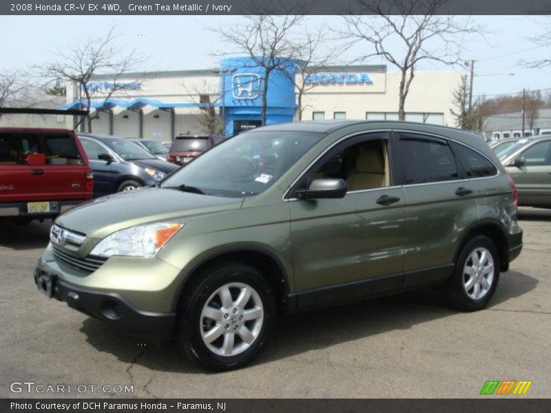 Green Tea Metallic / Ivory 2008 Honda CR-V EX 4WD