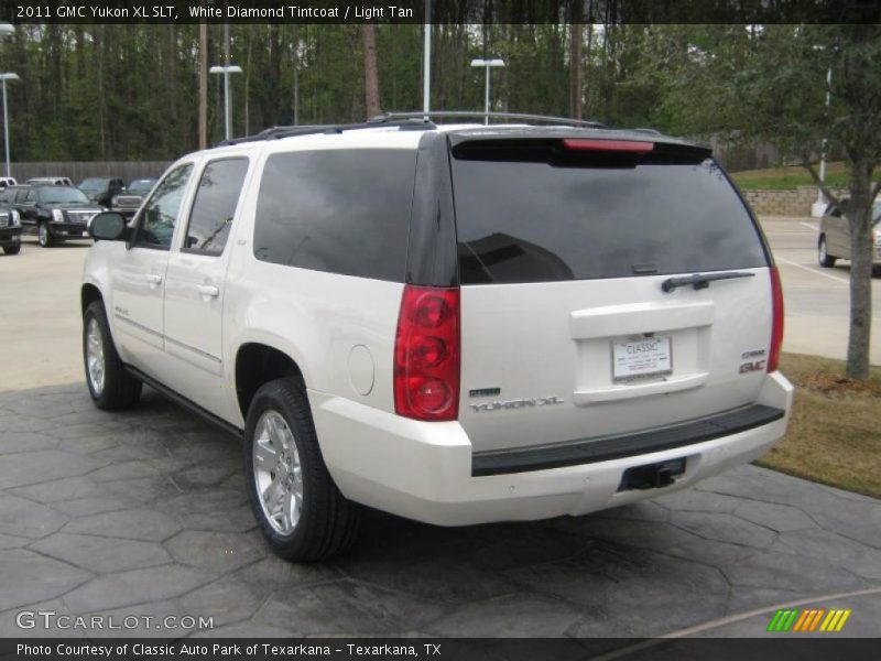 White Diamond Tintcoat / Light Tan 2011 GMC Yukon XL SLT