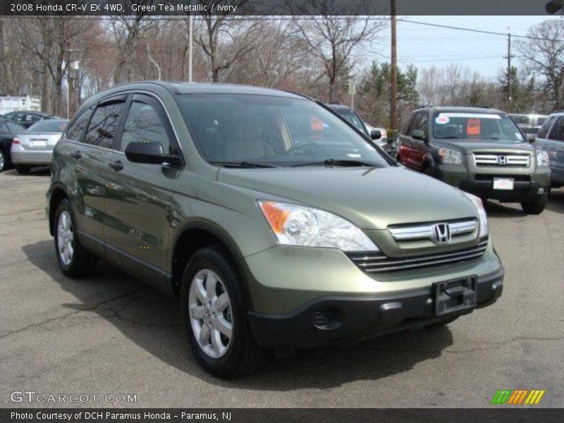 Green Tea Metallic / Ivory 2008 Honda CR-V EX 4WD