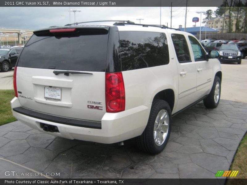 White Diamond Tintcoat / Light Tan 2011 GMC Yukon XL SLT