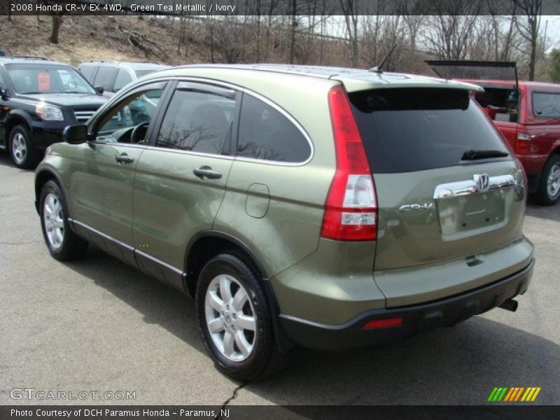 Green Tea Metallic / Ivory 2008 Honda CR-V EX 4WD