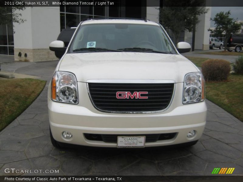 White Diamond Tintcoat / Light Tan 2011 GMC Yukon XL SLT