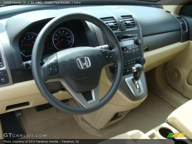 Green Tea Metallic / Ivory 2008 Honda CR-V EX 4WD