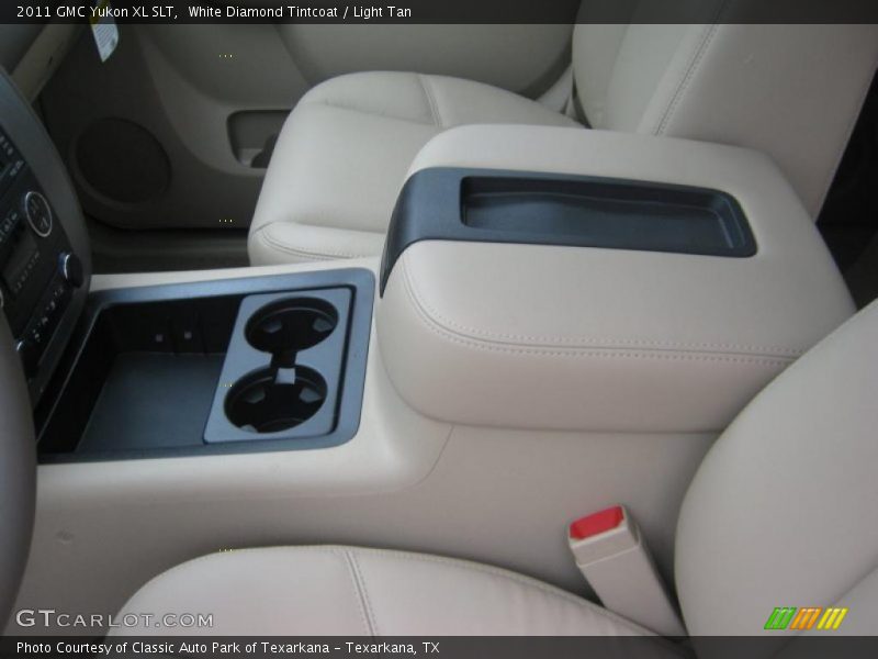 White Diamond Tintcoat / Light Tan 2011 GMC Yukon XL SLT