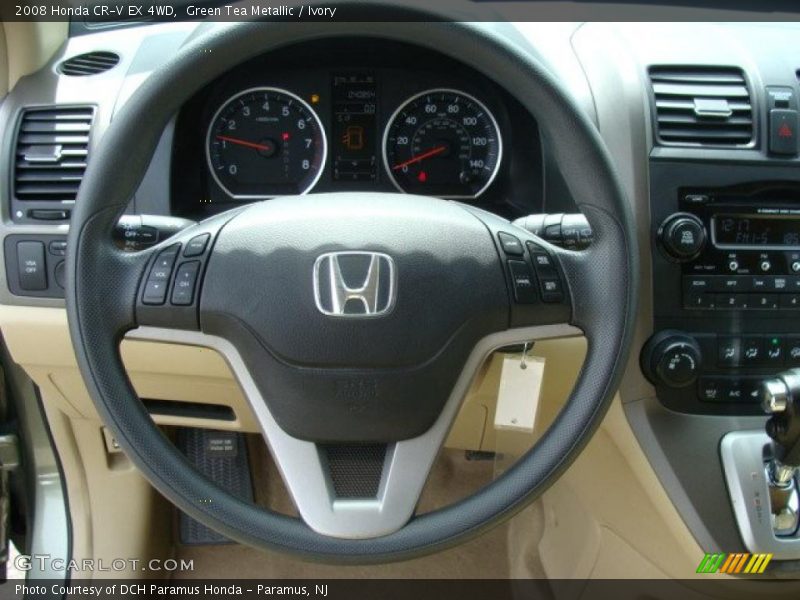 Green Tea Metallic / Ivory 2008 Honda CR-V EX 4WD