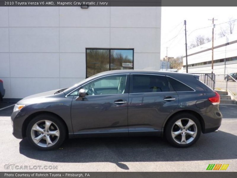 Magnetic Gray Metallic / Ivory 2010 Toyota Venza V6 AWD