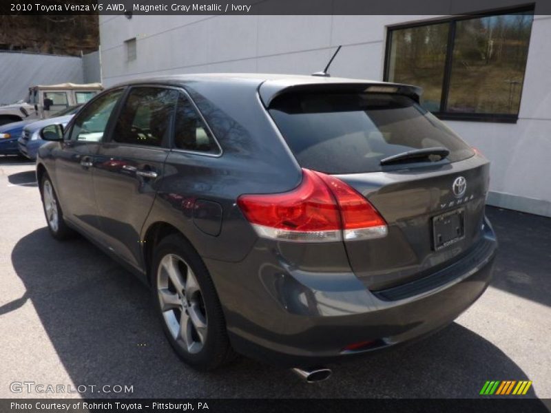 Magnetic Gray Metallic / Ivory 2010 Toyota Venza V6 AWD