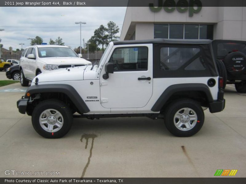 Black / Black 2011 Jeep Wrangler Sport 4x4