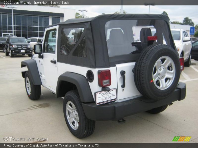 Black / Black 2011 Jeep Wrangler Sport 4x4