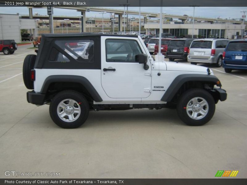 Black / Black 2011 Jeep Wrangler Sport 4x4