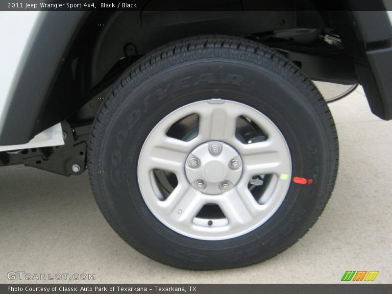 Black / Black 2011 Jeep Wrangler Sport 4x4