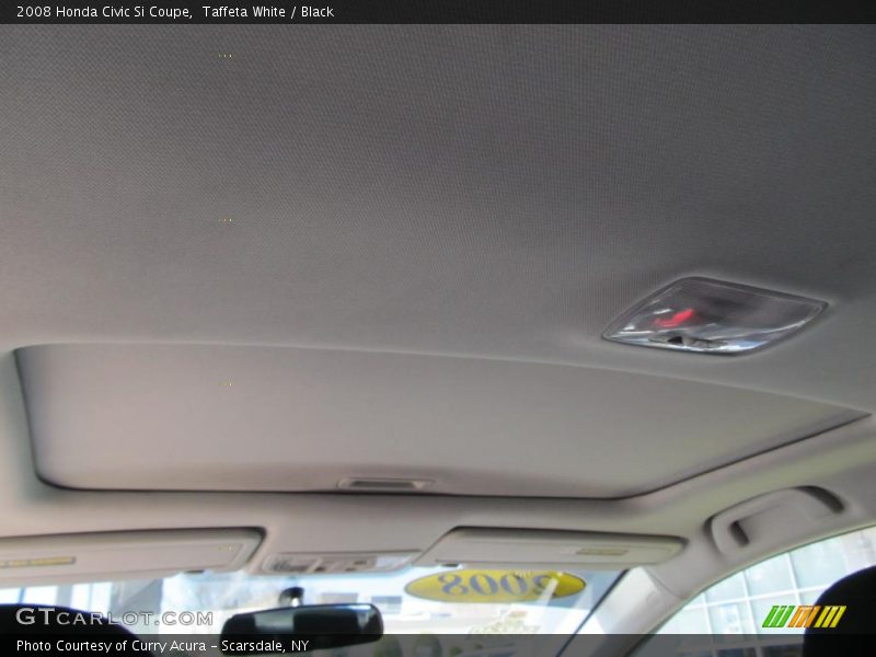 Taffeta White / Black 2008 Honda Civic Si Coupe