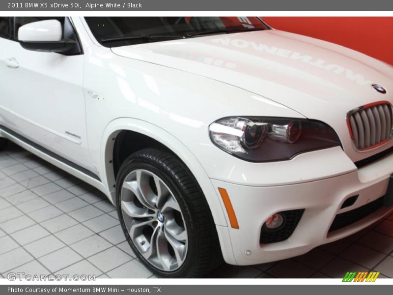 Alpine White / Black 2011 BMW X5 xDrive 50i