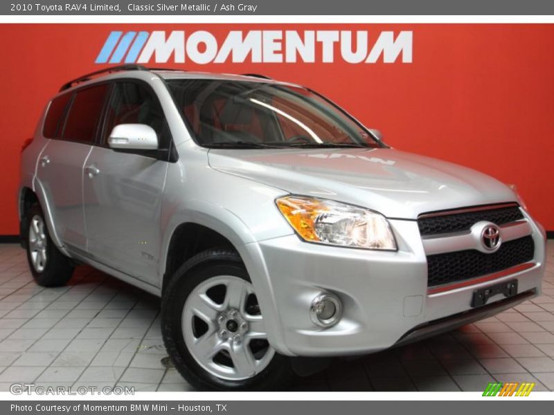 Classic Silver Metallic / Ash Gray 2010 Toyota RAV4 Limited