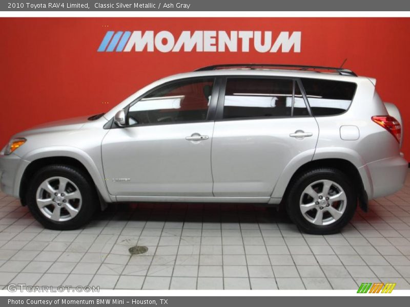 Classic Silver Metallic / Ash Gray 2010 Toyota RAV4 Limited