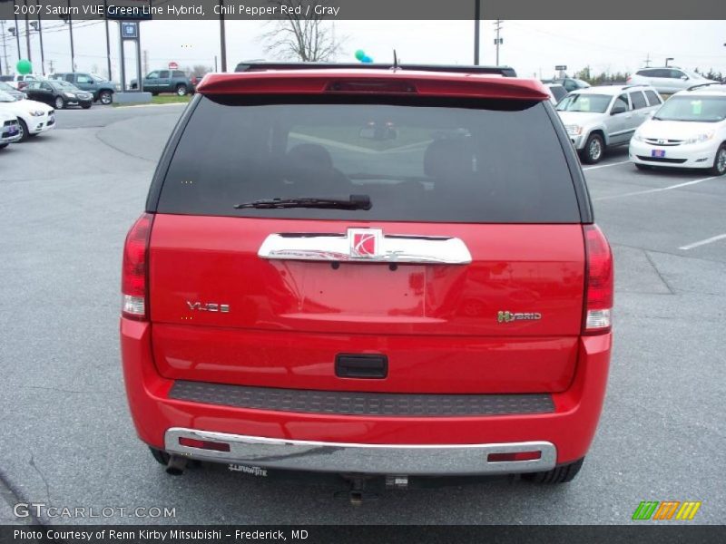 Chili Pepper Red / Gray 2007 Saturn VUE Green Line Hybrid