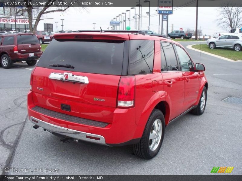 Chili Pepper Red / Gray 2007 Saturn VUE Green Line Hybrid