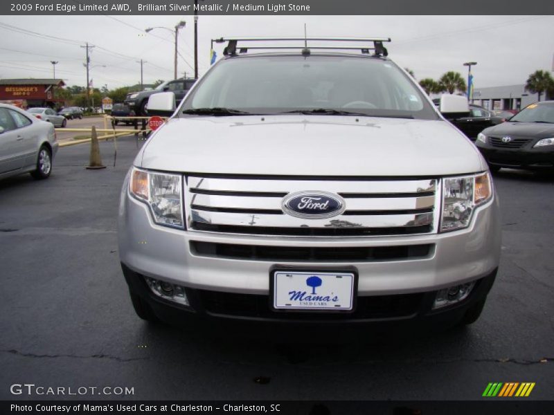 Brilliant Silver Metallic / Medium Light Stone 2009 Ford Edge Limited AWD