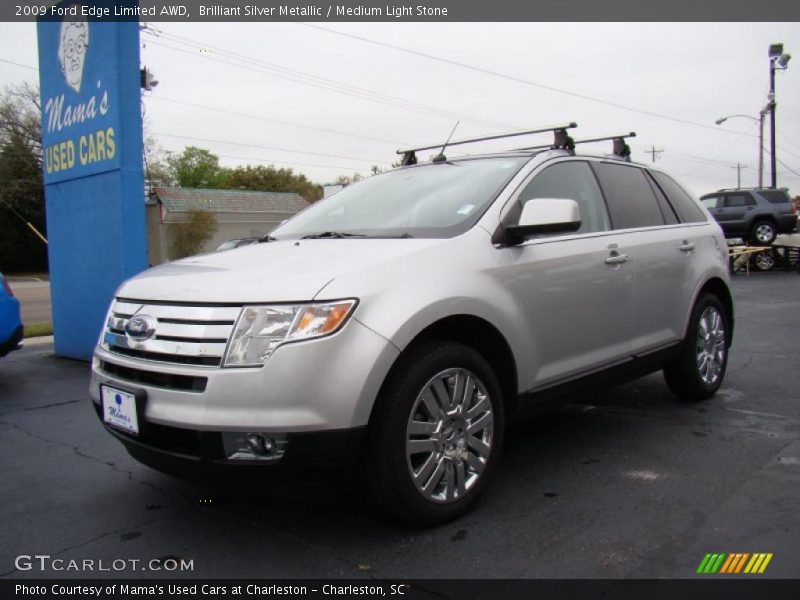 Brilliant Silver Metallic / Medium Light Stone 2009 Ford Edge Limited AWD