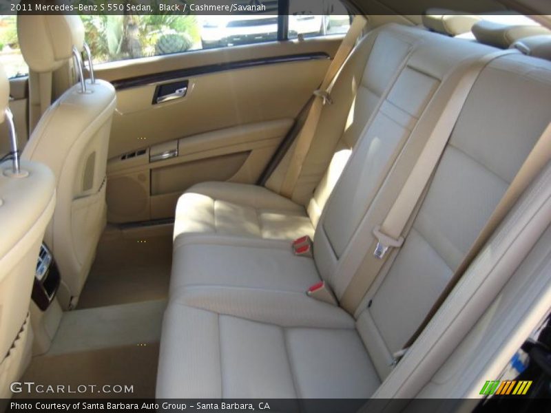 Black / Cashmere/Savanah 2011 Mercedes-Benz S 550 Sedan