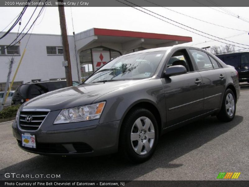 Willow Gray / Gray 2010 Hyundai Sonata GLS