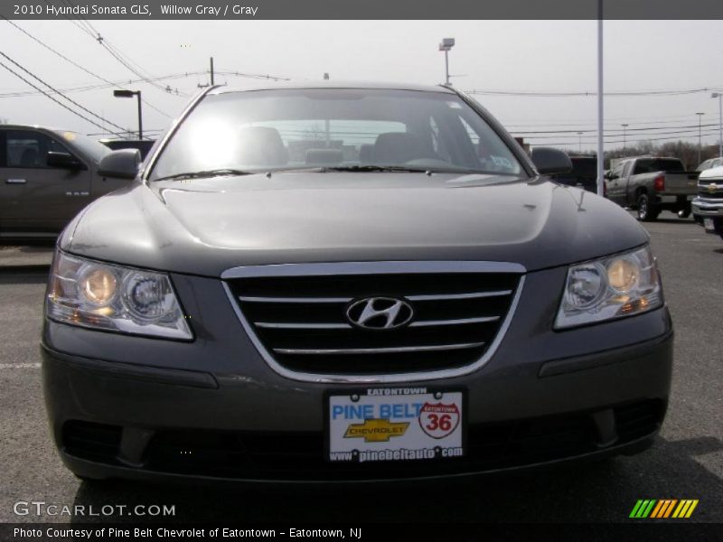 Willow Gray / Gray 2010 Hyundai Sonata GLS