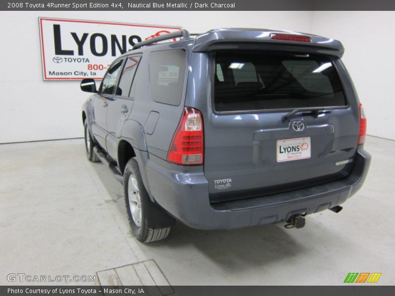Nautical Blue Metallic / Dark Charcoal 2008 Toyota 4Runner Sport Edition 4x4