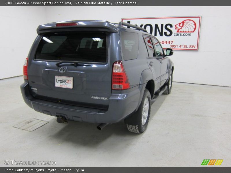 Nautical Blue Metallic / Dark Charcoal 2008 Toyota 4Runner Sport Edition 4x4
