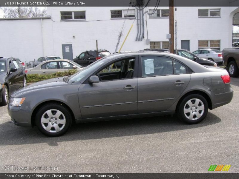 Willow Gray / Gray 2010 Hyundai Sonata GLS