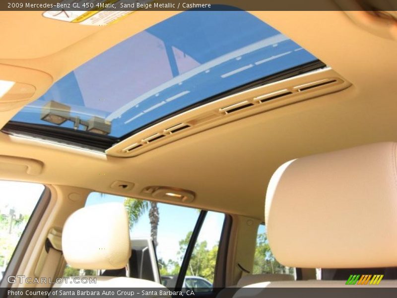 Sand Beige Metallic / Cashmere 2009 Mercedes-Benz GL 450 4Matic
