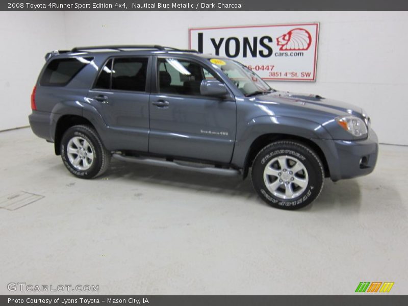 Nautical Blue Metallic / Dark Charcoal 2008 Toyota 4Runner Sport Edition 4x4