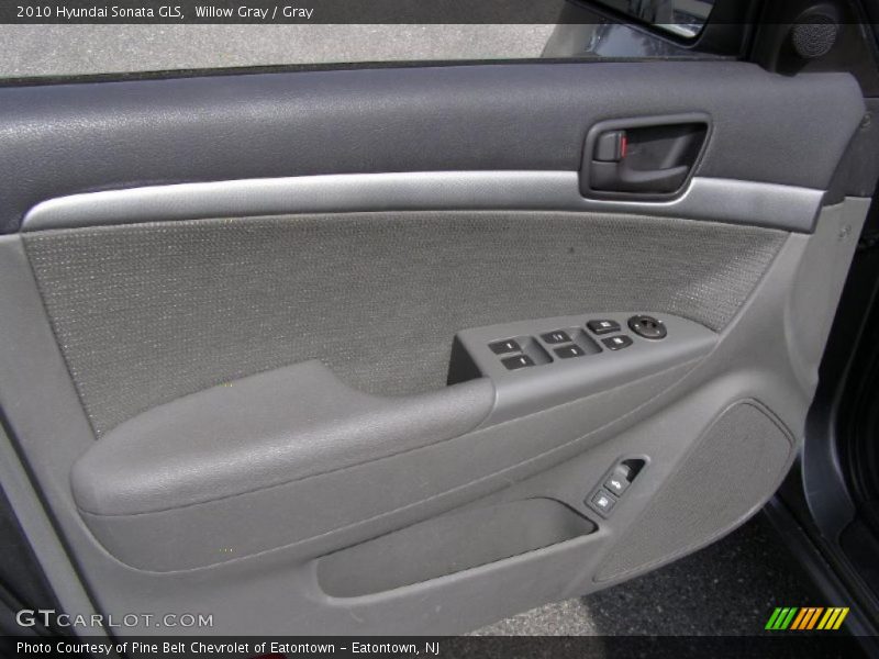 Willow Gray / Gray 2010 Hyundai Sonata GLS