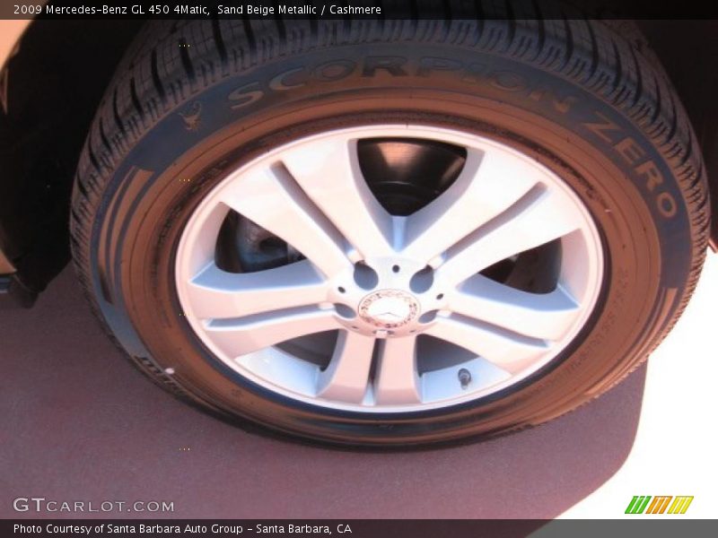 Sand Beige Metallic / Cashmere 2009 Mercedes-Benz GL 450 4Matic