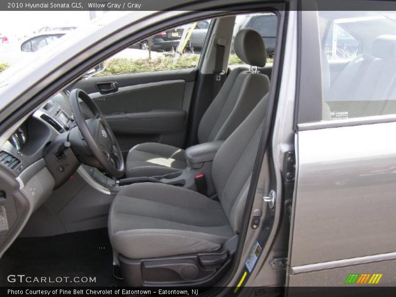 Willow Gray / Gray 2010 Hyundai Sonata GLS
