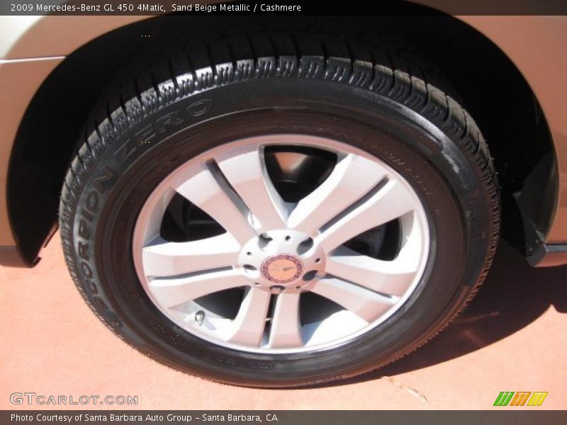 Sand Beige Metallic / Cashmere 2009 Mercedes-Benz GL 450 4Matic