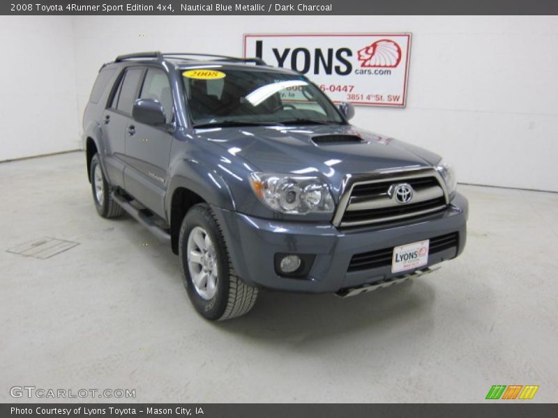 Nautical Blue Metallic / Dark Charcoal 2008 Toyota 4Runner Sport Edition 4x4