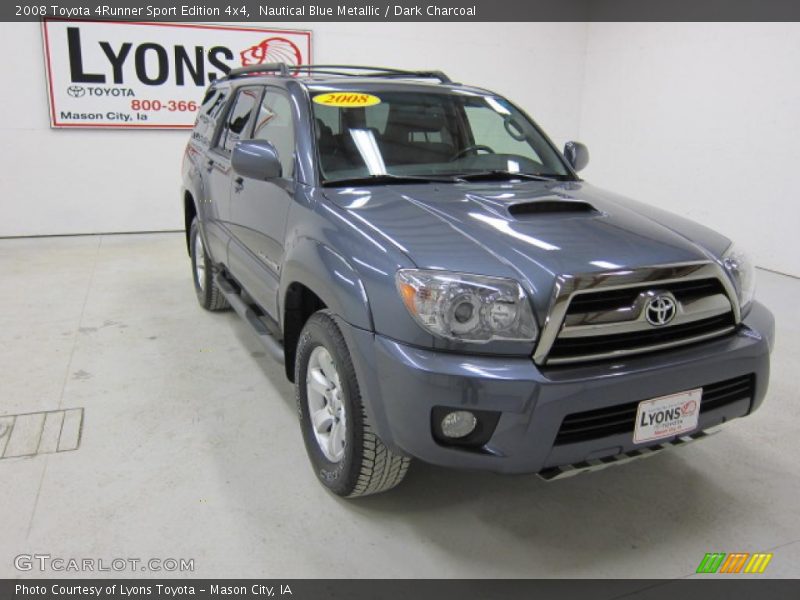 Nautical Blue Metallic / Dark Charcoal 2008 Toyota 4Runner Sport Edition 4x4