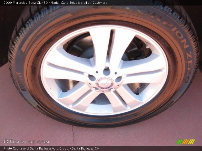 Sand Beige Metallic / Cashmere 2009 Mercedes-Benz GL 450 4Matic